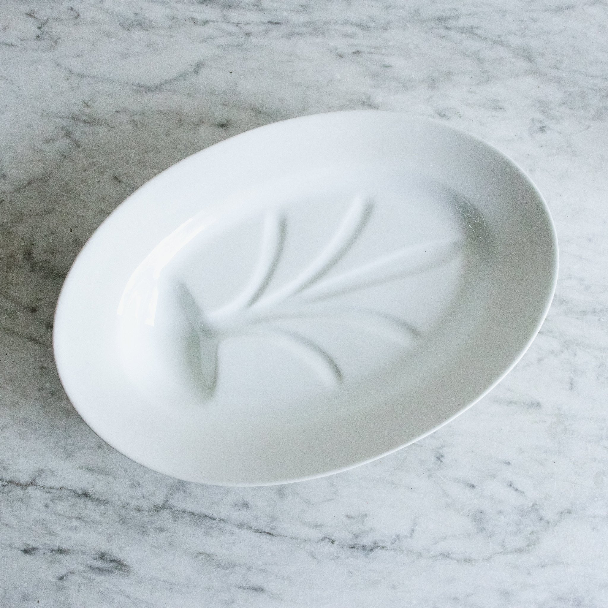 Pair Of Porcelain Meat Platters - elsie green - The French Kitchen