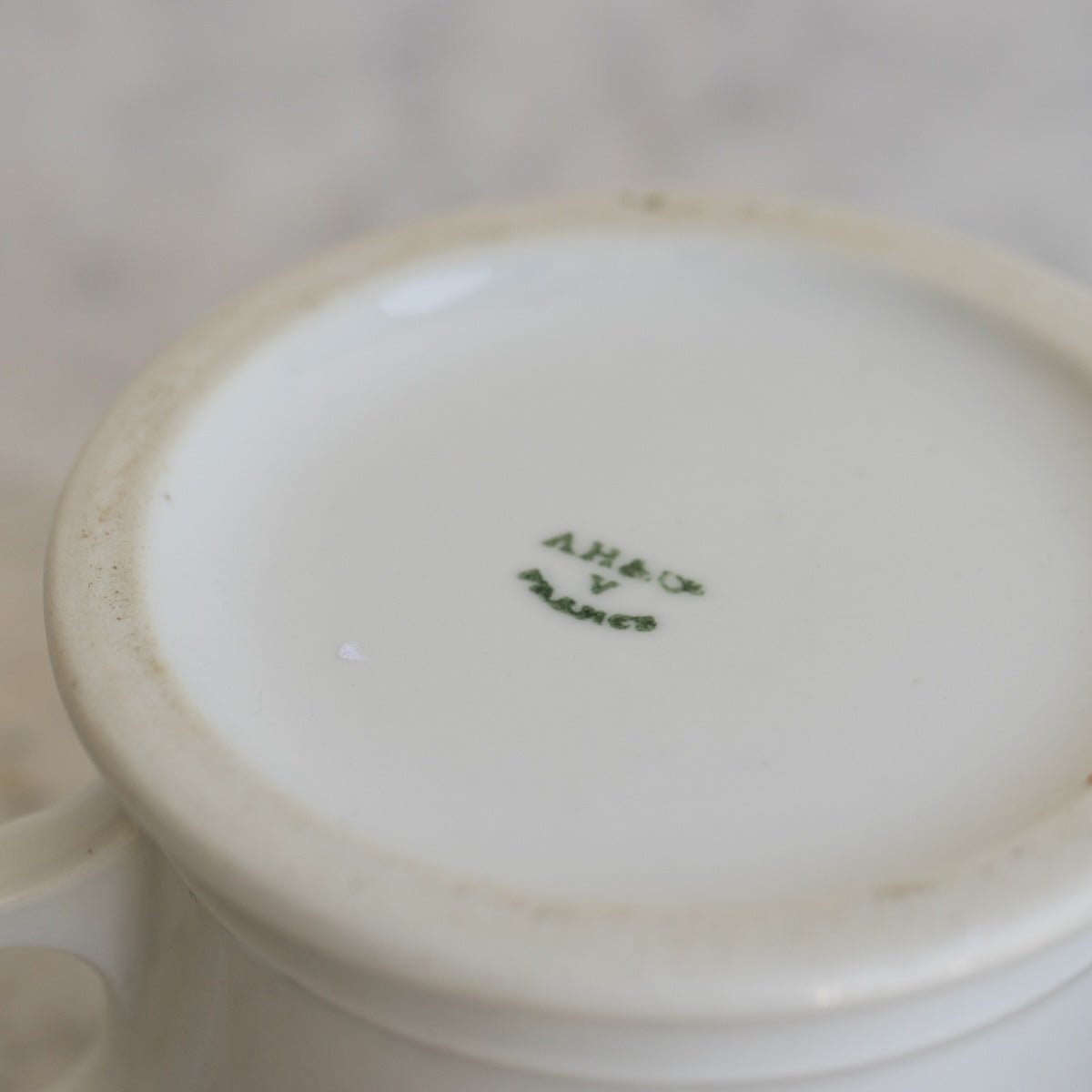 Pair of Porcelain Shaving Mugs - elsie green - the french kitchen