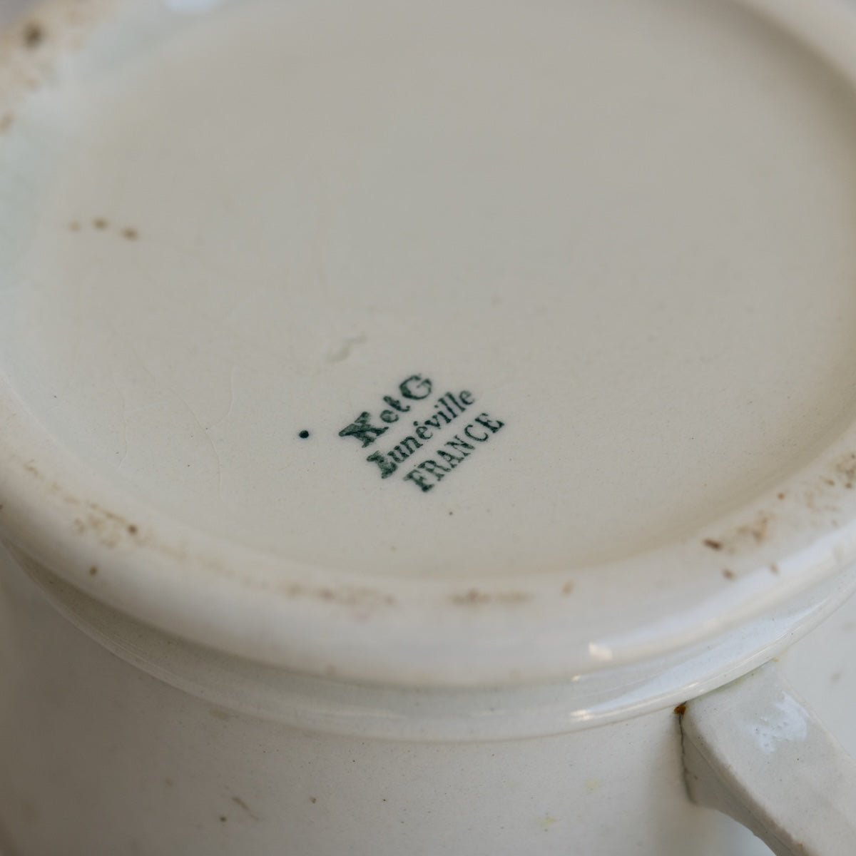 Pair of Porcelain Shaving Mugs - elsie green - the french kitchen