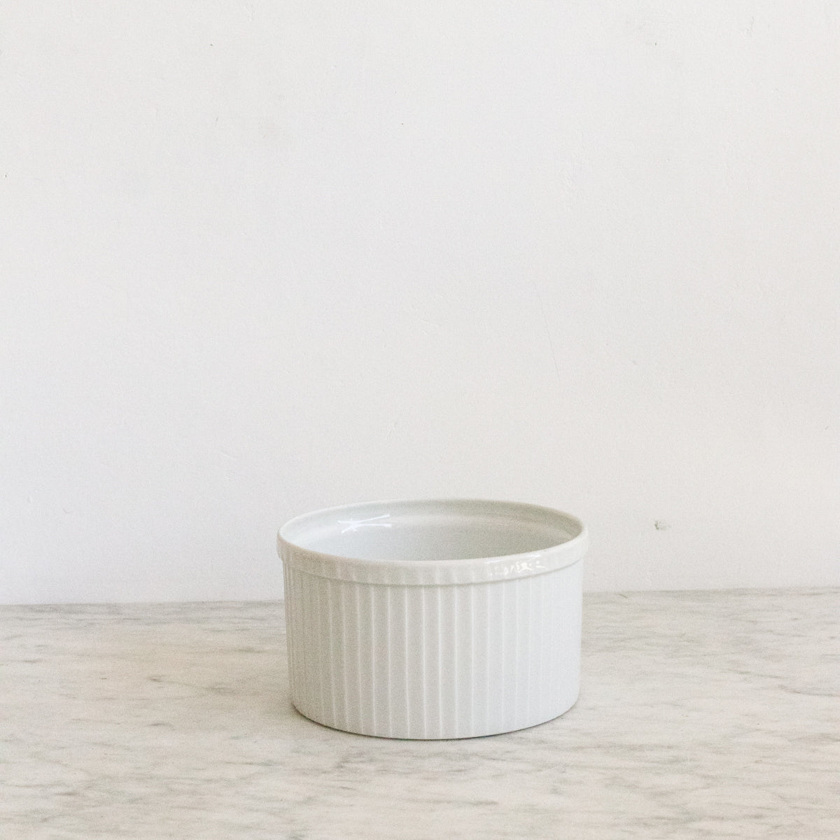 Pair of Porcelain Souffle Molds - elsie green - French Kitchen