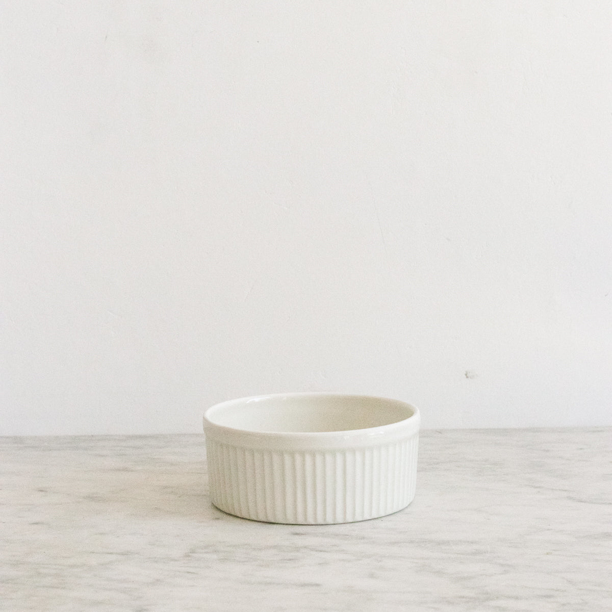 Pair of Porcelain Souffle Molds - elsie green - French Kitchen