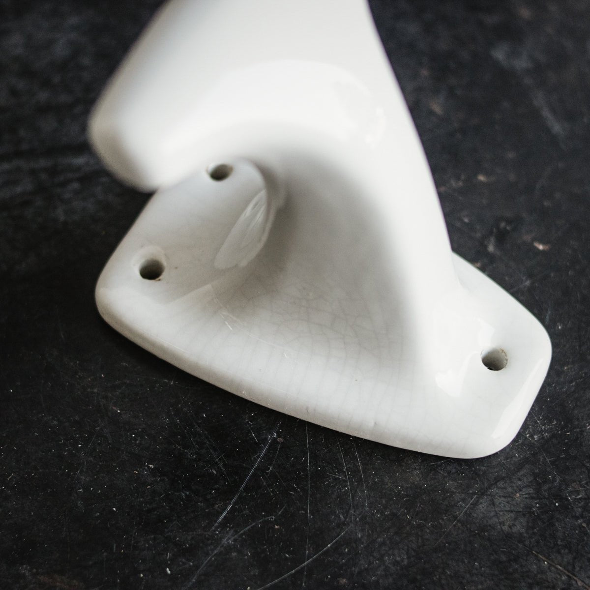 Pair of Porcelain Towel Hooks - elsie green - decor