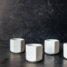 Pair of Porcelain Yogurt Pots - elsie green - French Kitchen