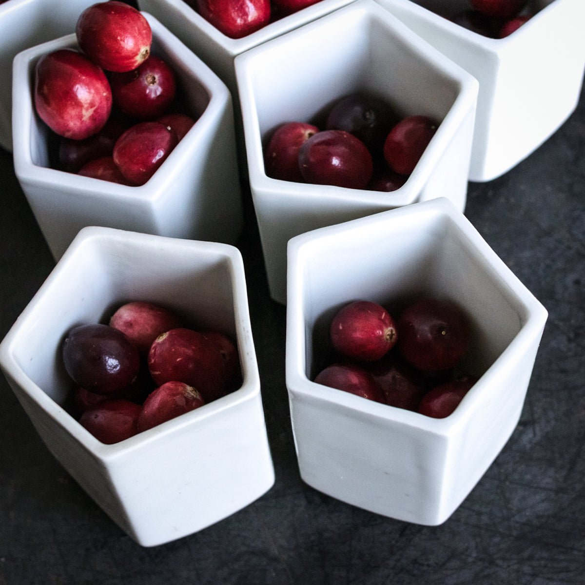 Pair Of Porcelain Yogurt Pots - elsie green - The French Kitchen