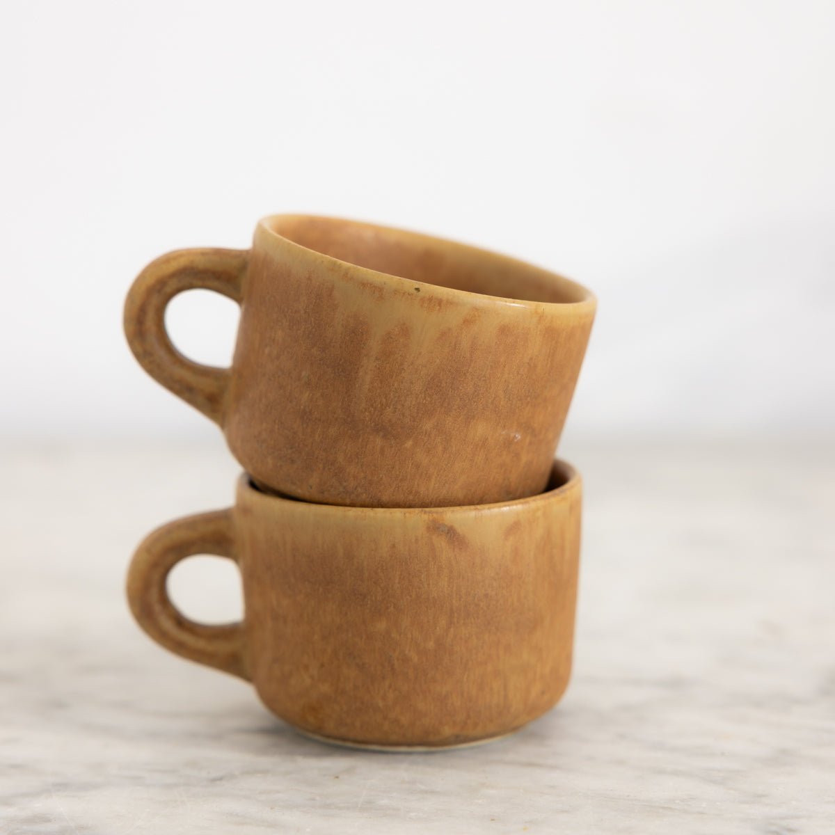Pair of Rhoda Ceram Sandstone Mugs - elsie green - the french kitchen
