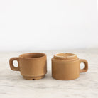 Pair of Rhoda Ceram Sandstone Mugs - elsie green - the french kitchen