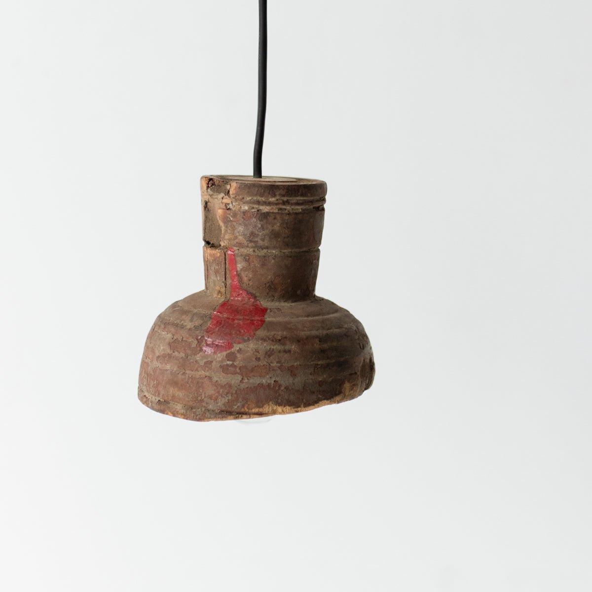 Pair of Rustic Wood Pendants - elsie green - decor