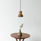 Pair of Rustic Wood Pendants - elsie green - decor