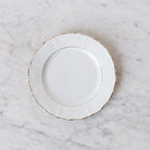 Pair Of Scalloped Gold Rim Plates - elsie green - The French Kitchen