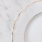 Pair Of Scalloped Gold Rim Plates - elsie green - The French Kitchen