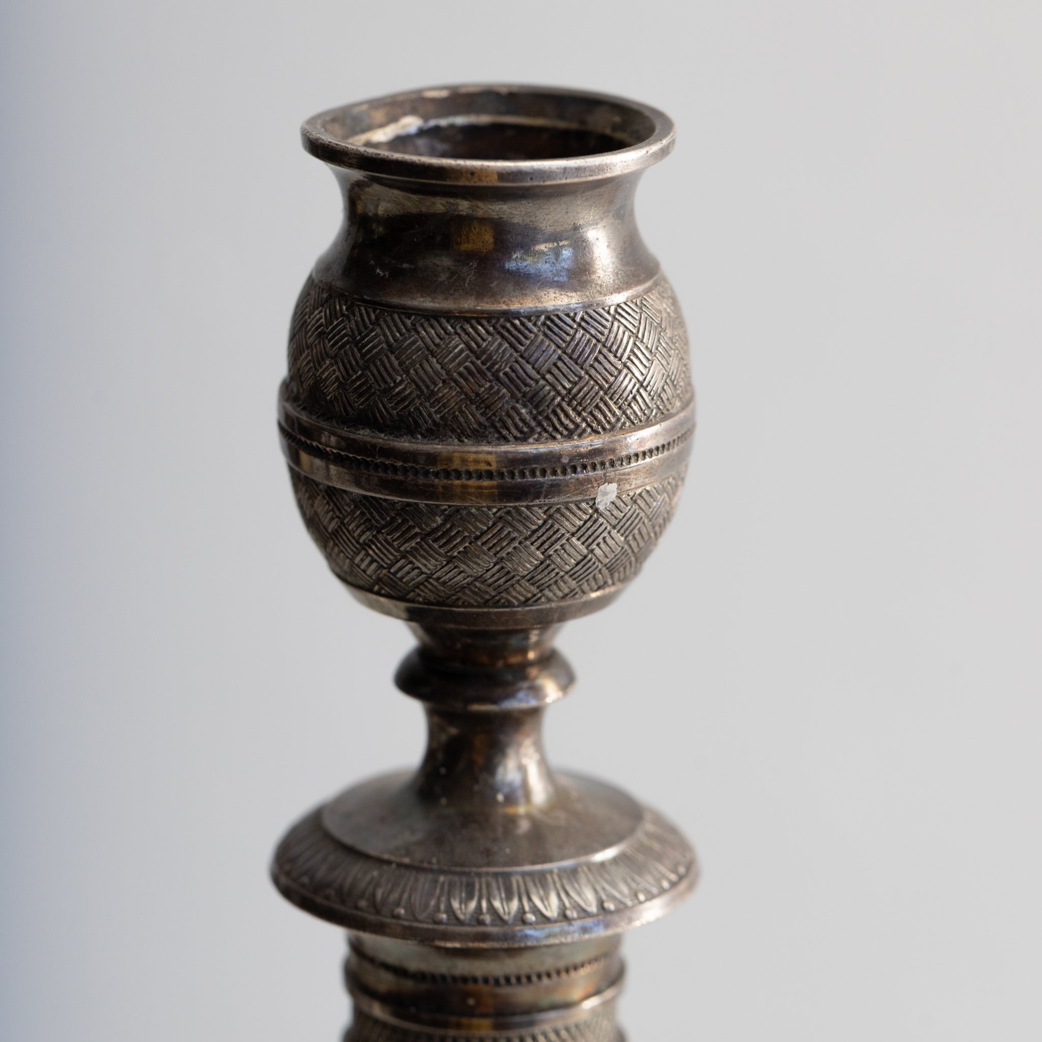 Pair of Silver Candlesticks - elsie green - decor