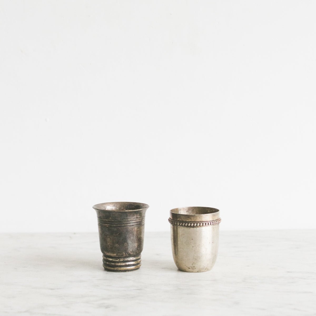 Pair of Silver Christening Cups - elsie green - the french kitchen