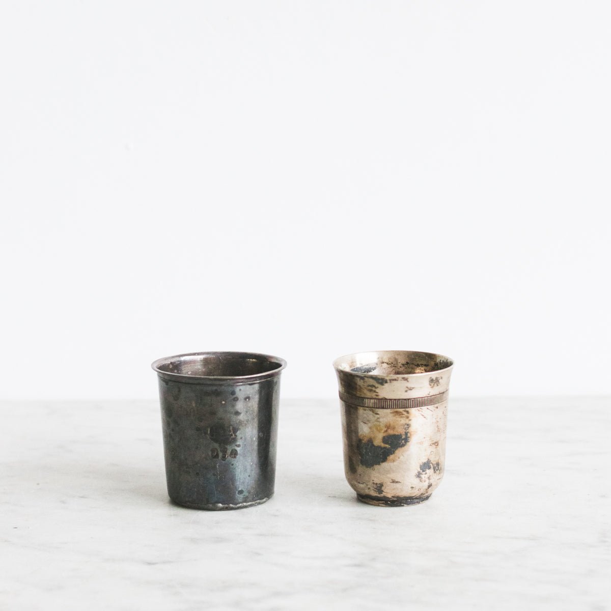 Pair of Silver Christening Cups - elsie green - the french kitchen