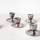 Pair of Silver Filigree Egg Cups - elsie green - The French Kitchen