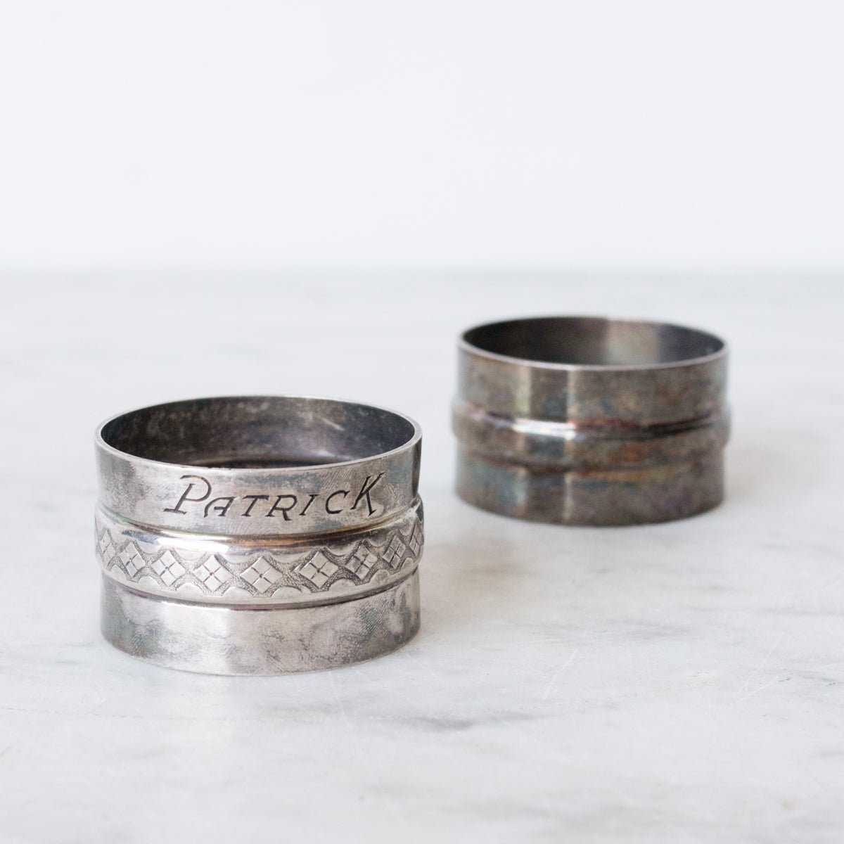 Pair Of Silver Napkin Rings - elsie green - The French Kitchen