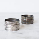 Pair Of Silver Napkin Rings - elsie green - The French Kitchen