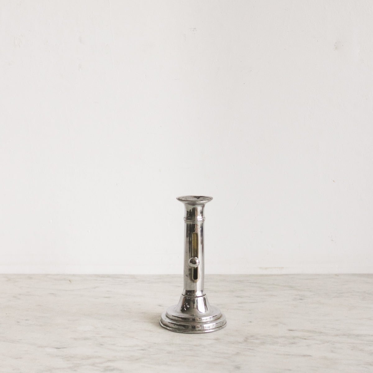 Pair of Silver Push Up Candlesticks - elsie green - decor