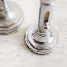 Pair of Silver Push Up Candlesticks - elsie green - decor