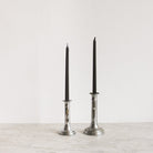 Pair of Silver Push Up Candlesticks - elsie green - decor