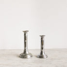 Pair of Silver Push Up Candlesticks - elsie green - decor