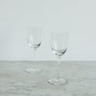 Pair of St. Louis Crystal Wine Glasses - elsie green - the french kitchen
