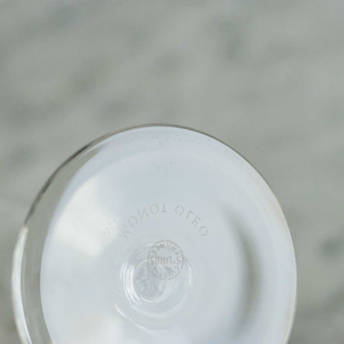 Pair of St. Louis Crystal Wine Glasses - elsie green - the french kitchen