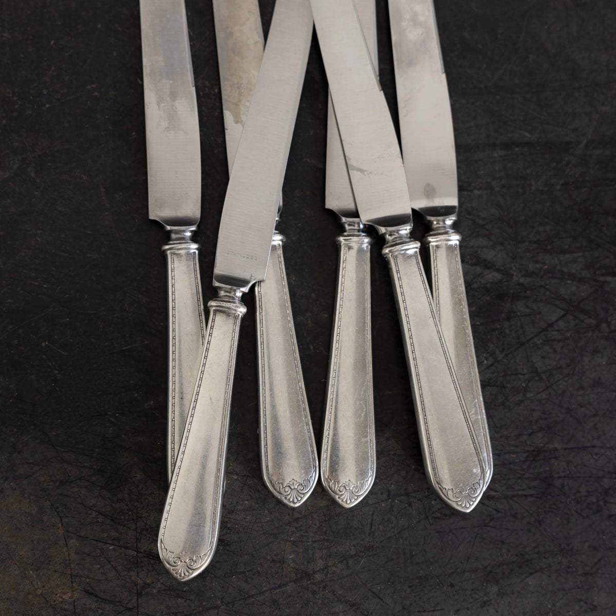 Pair of Sterling Dinner Knives | The Patrick Orbe Collection - elsie green - the french kitchen