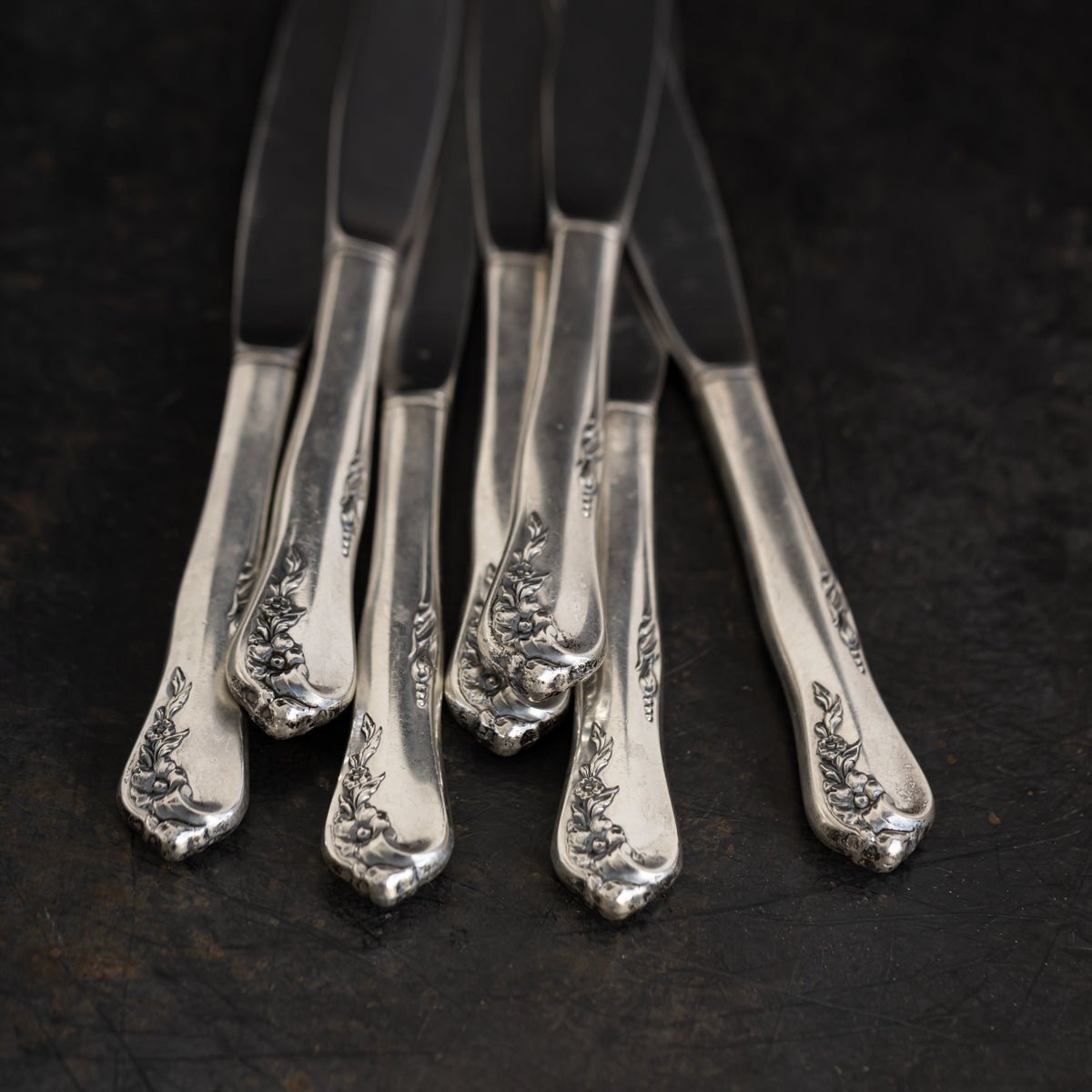 Pair of Sterling Dinner Knives | The Patrick Orbe Collection - elsie green - the french kitchen