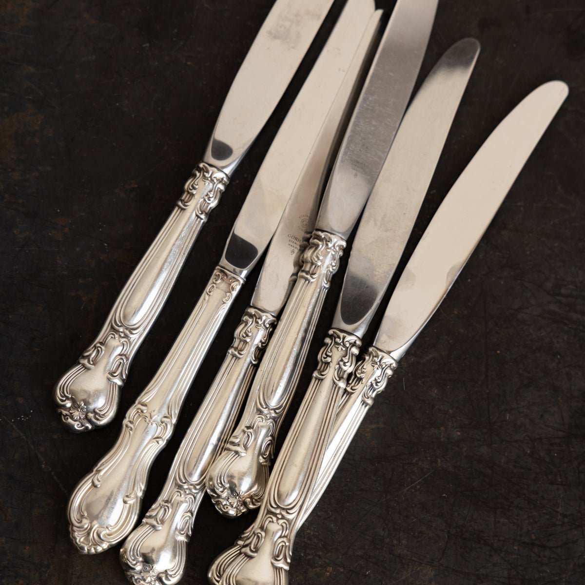 Pair of Sterling Dinner Knives | The Patrick Orbe Collection - elsie green - the french kitchen