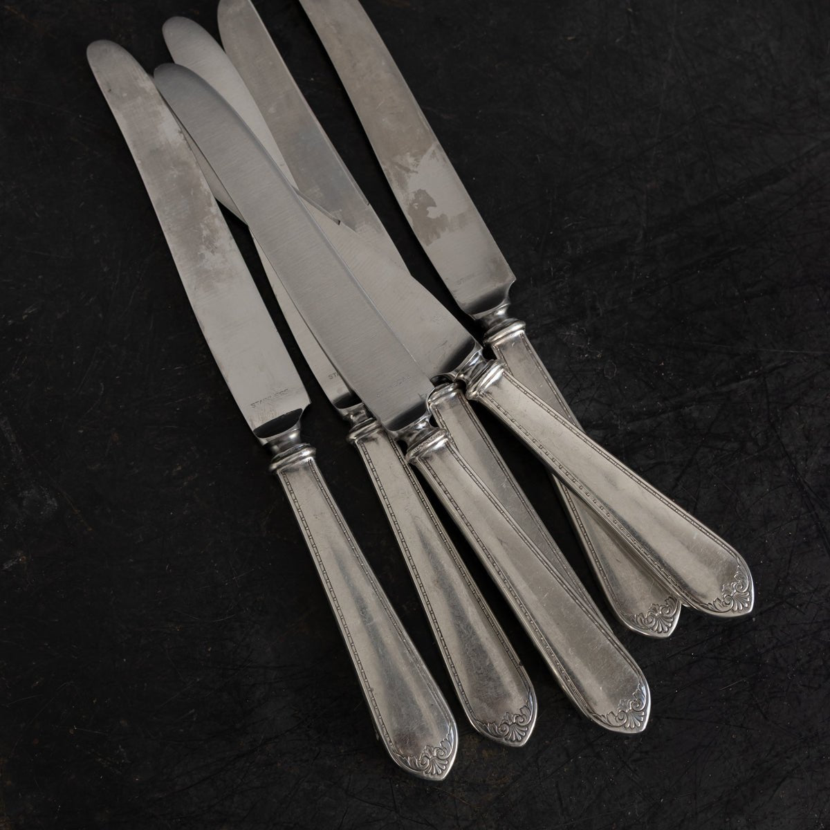 Pair of Sterling Dinner Knives | The Patrick Orbe Collection - elsie green - the french kitchen