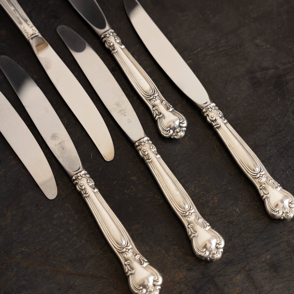 Pair of Sterling Dinner Knives | The Patrick Orbe Collection - elsie green - the french kitchen