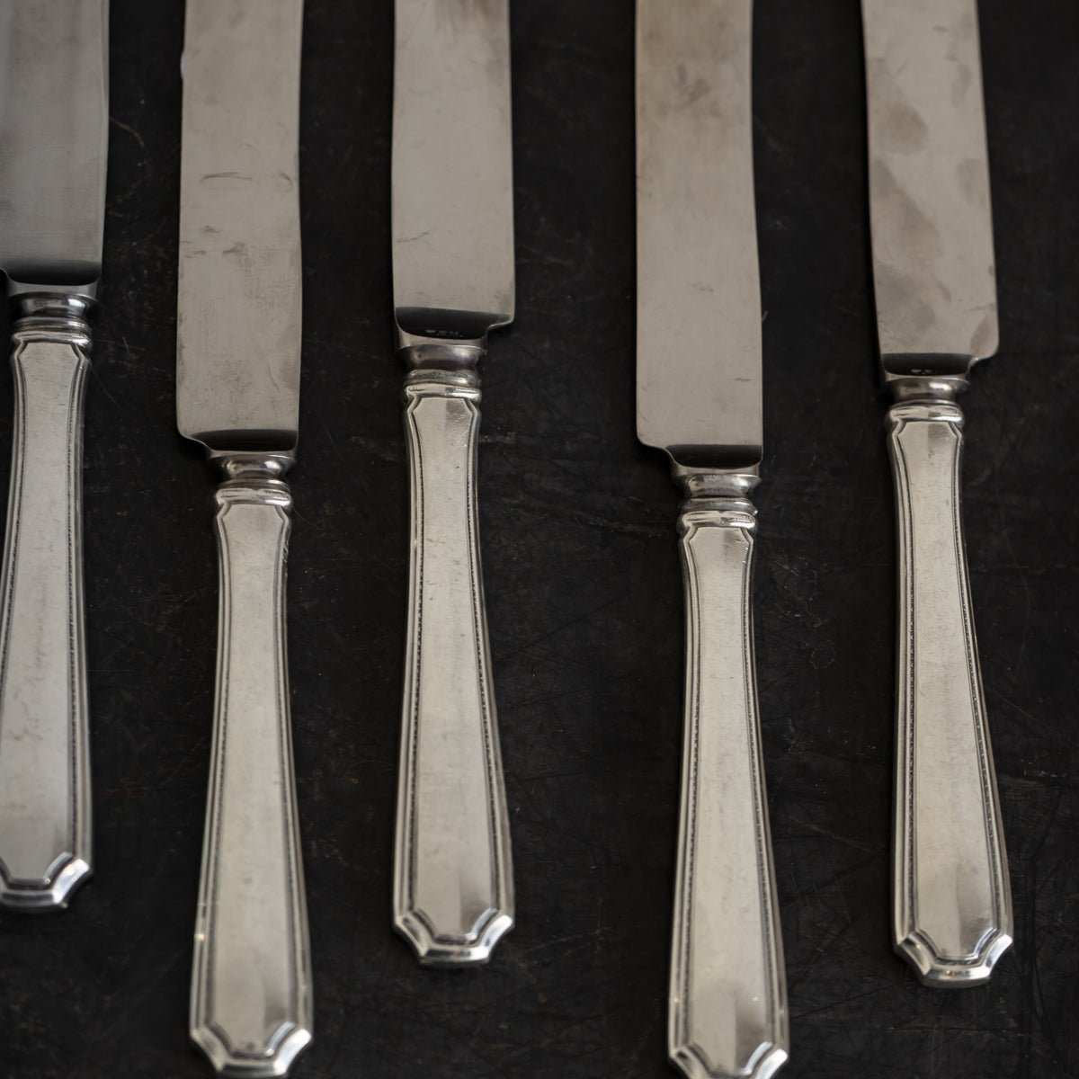 Pair of Sterling Dinner Knives | The Patrick Orbe Collection - elsie green - the french kitchen
