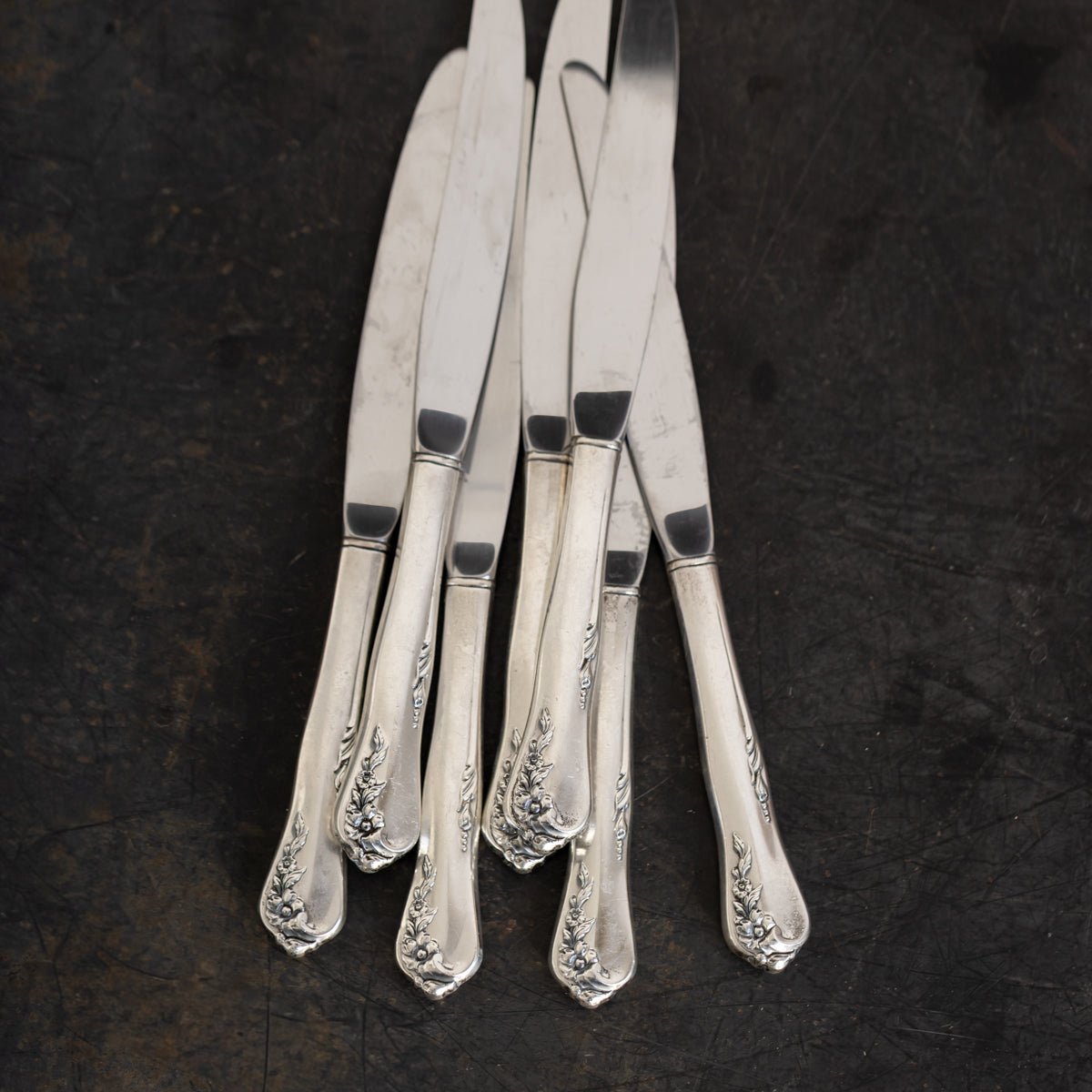 Pair of Sterling Dinner Knives | The Patrick Orbe Collection - elsie green - the french kitchen
