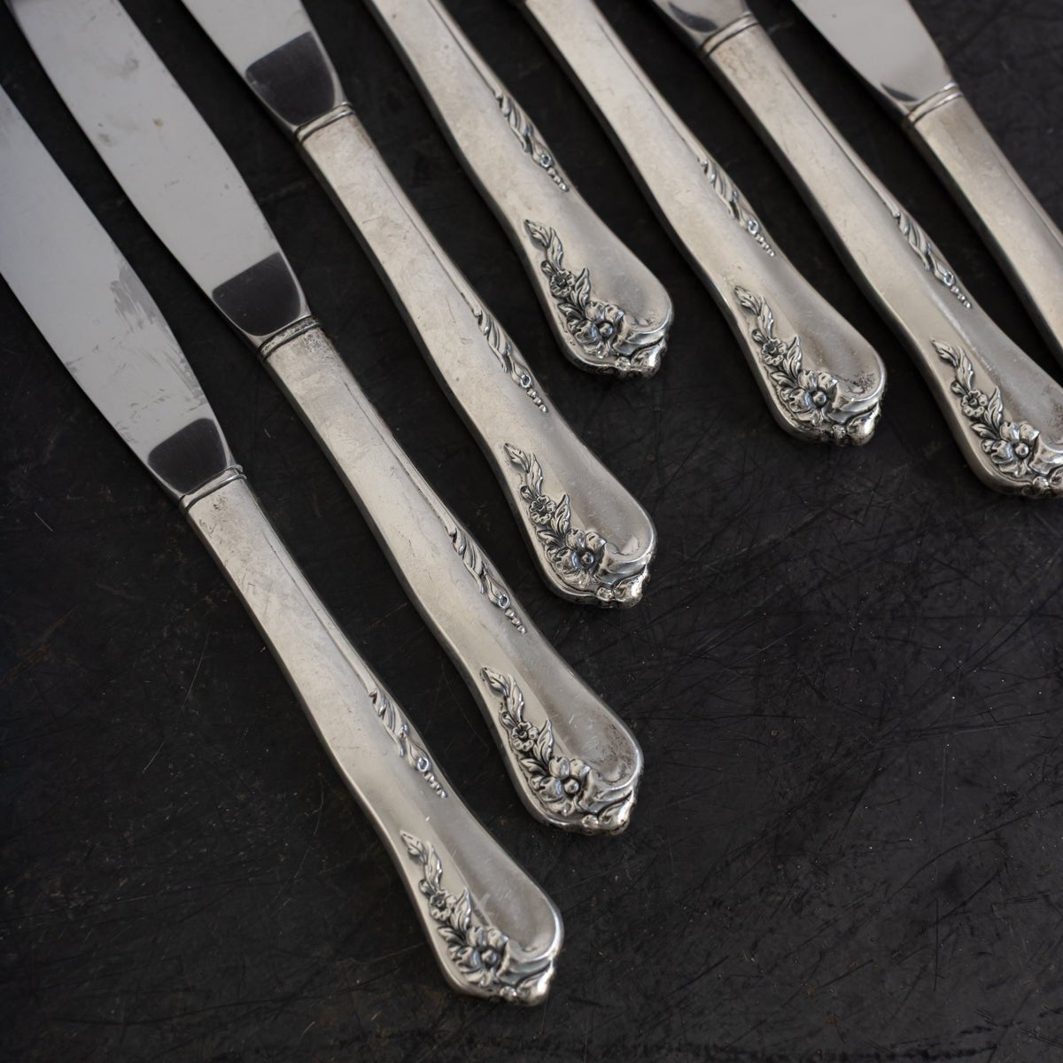 Pair of Sterling Dinner Knives | The Patrick Orbe Collection - elsie green - the french kitchen