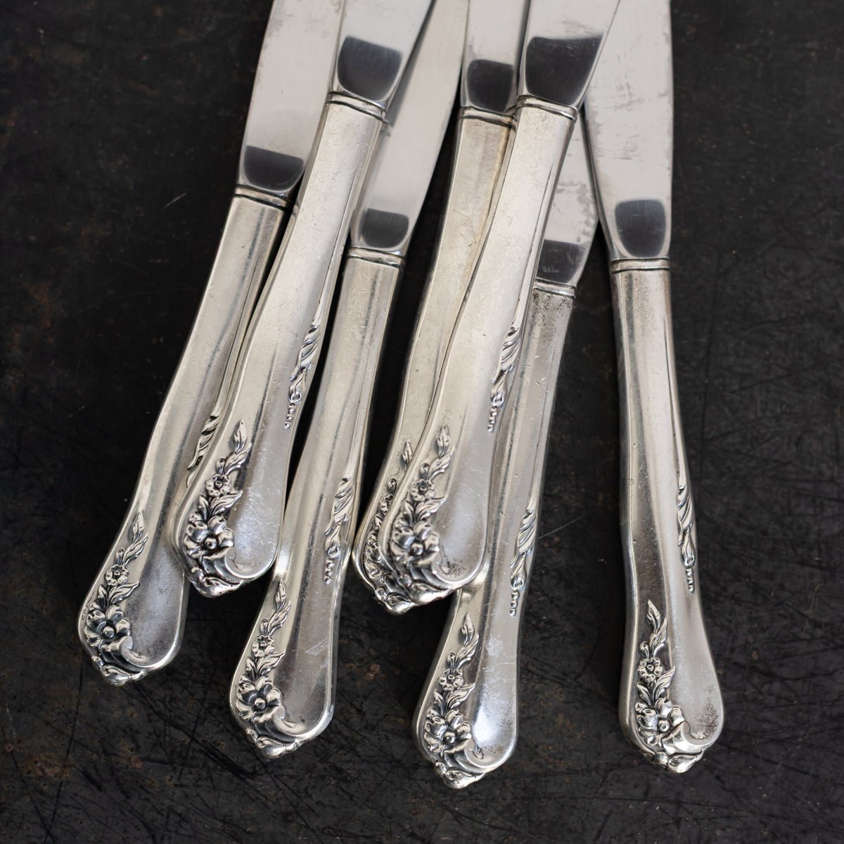 Pair of Sterling Dinner Knives | The Patrick Orbe Collection - elsie green - the french kitchen