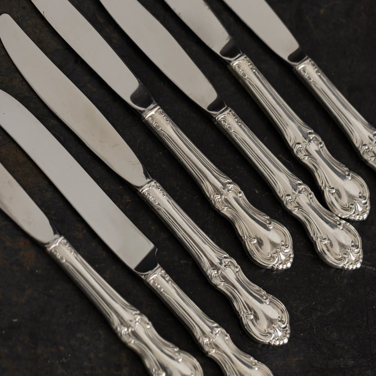 Pair of Sterling Dinner Knives | The Patrick Orbe Collection - elsie green - the french kitchen