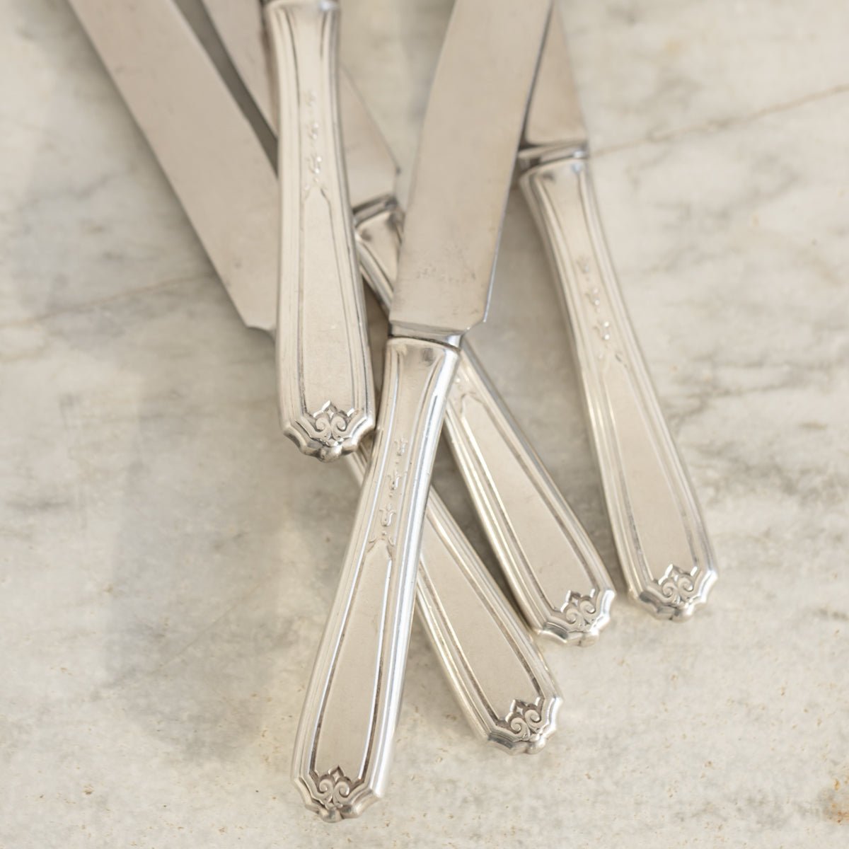 Pair of Sterling Dinner Knives | The Patrick Orbe Collection - elsie green - the french kitchen