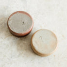 Pair Of Stoneware Butter Pats & Christofle Knives - elsie green - the french kitchen