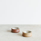 Pair Of Stoneware Butter Pats & Christofle Knives - elsie green - the french kitchen