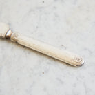 Pair of Stoneware Butter Pats with Knife and Spoon - elsie green - the french kitchen
