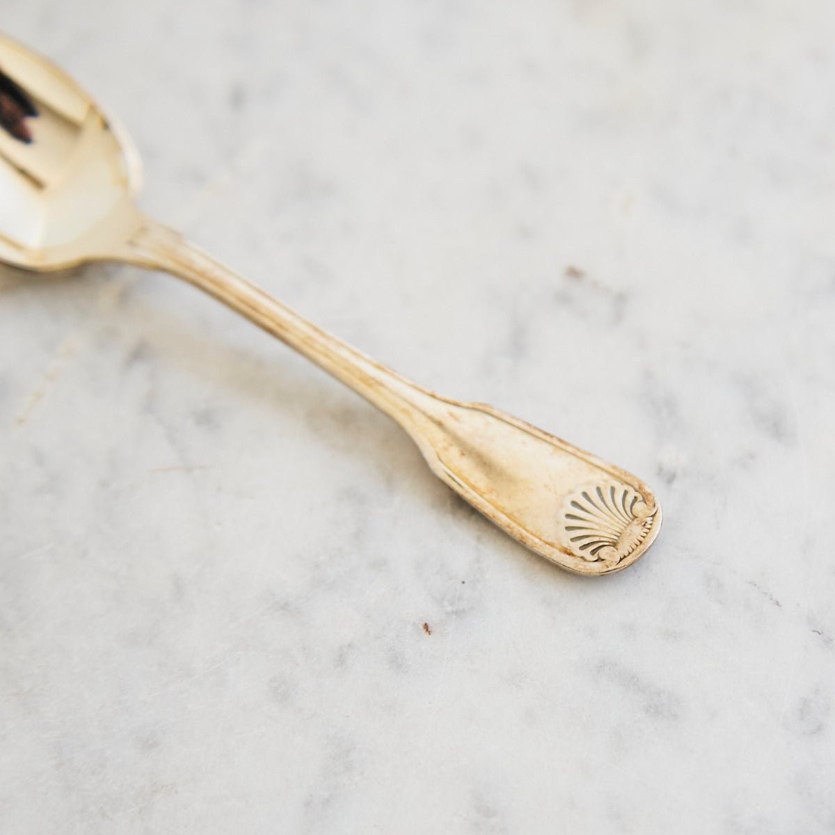 Pair of Stoneware Butter Pats with Knife and Spoon - elsie green - the french kitchen