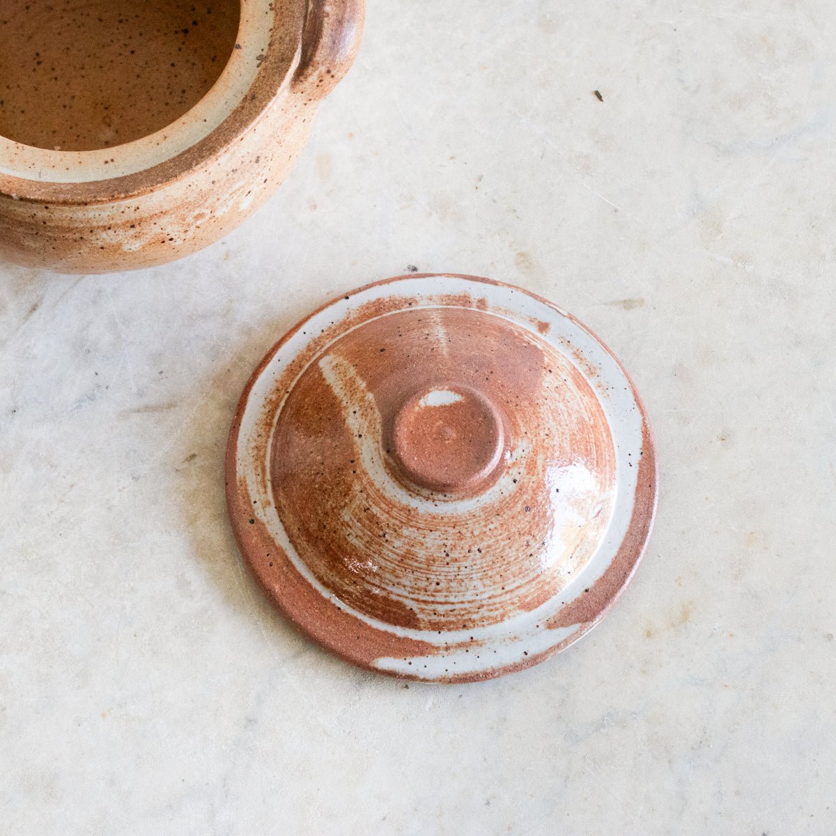 Pair Of Stoneware Canisters - elsie green - The French Kitchen