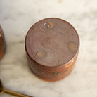 Pair of Stoneware Spice Pots with Cast Brass Spoon - elsie green - the french kitchen