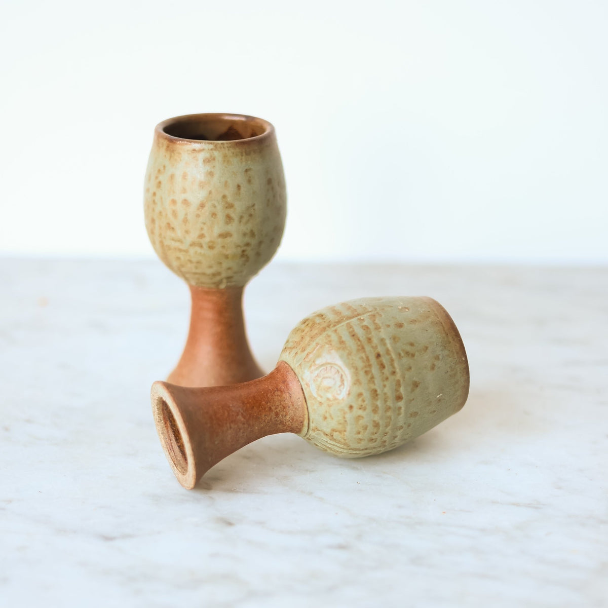 Pair of Stoneware Tumblers - elsie green - the french kitchen
