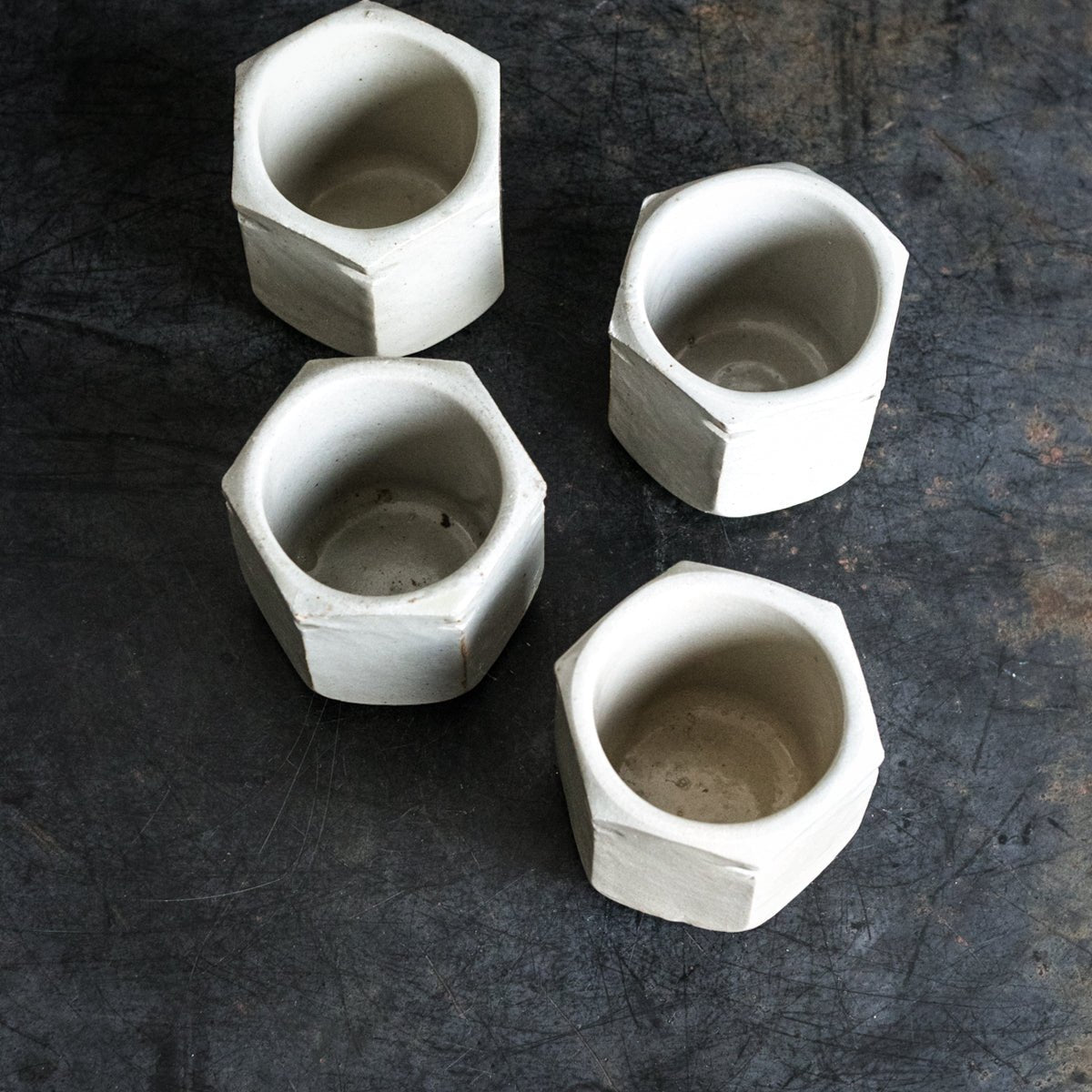 Pair Of Stoneware Yogurt Pots - elsie green - The French Kitchen