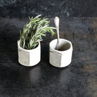 Pair Of Stoneware Yogurt Pots - elsie green - The French Kitchen