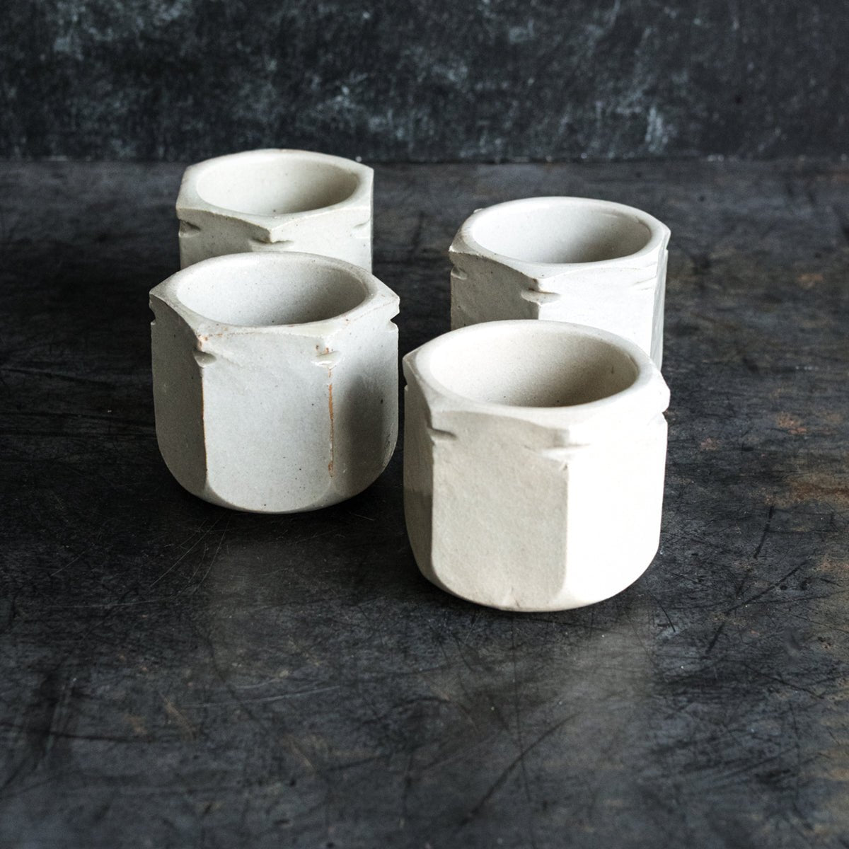 Pair Of Stoneware Yogurt Pots - elsie green - The French Kitchen