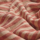 Pair of Striped Linen Cotton Pillowcases - elsie green - Textiles