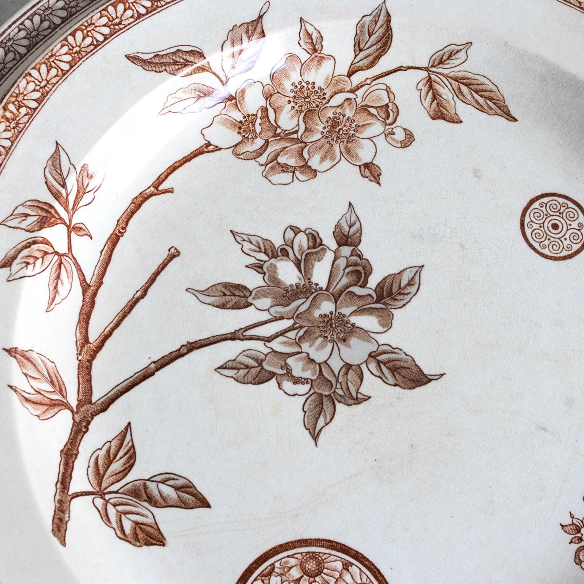 Pair Of Succursale Transfeware Platters - elsie green - The French Kitchen