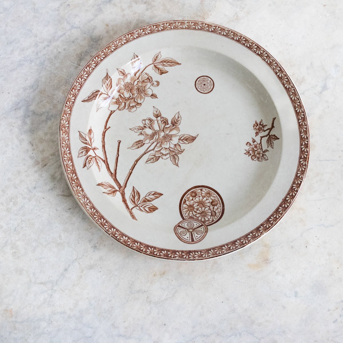Pair Of Succursale Transfeware Platters - elsie green - The French Kitchen